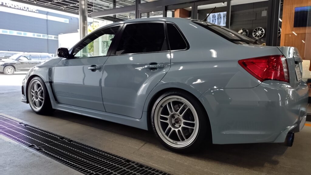 WRX　STIにエンケイRPF1装着 -