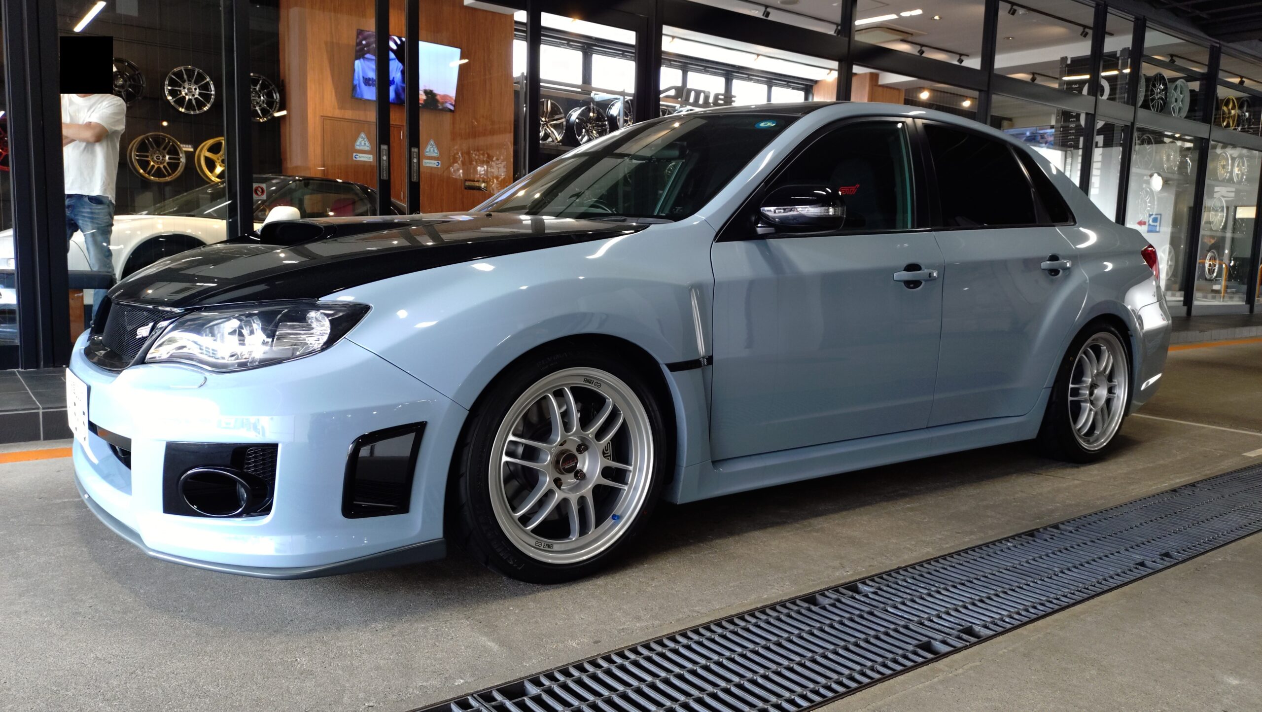 WRX　STIにエンケイRPF1装着 -